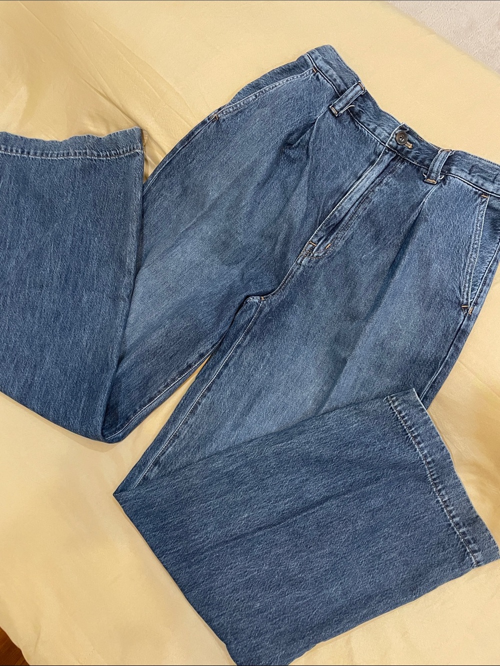 MADEWELL Harlow Wide Leg High-Waist Jeans Sz 4-5 (27T)
